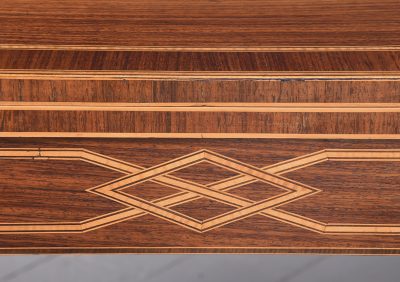 Late George III Rosewood Fold-over Card Table - Image 4