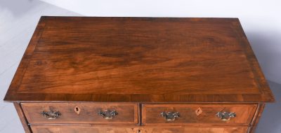 George II Figured Walnut Chest Of Drawers - Image 7