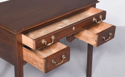 Early George III Mahogany Three-Drawer Side Table - Image 8