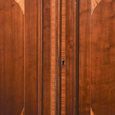 Outstanding Quality Edwardian Sheraton-Style Inlaid Mahogany Cabinet Bookcase, Possibly Maple And Co - Image 8