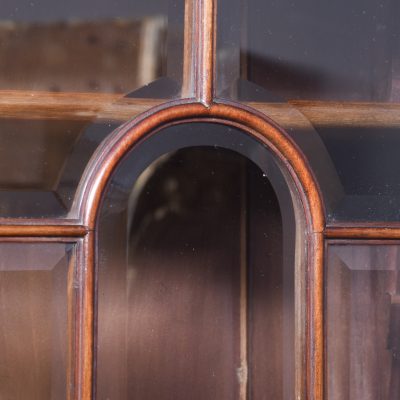 Outstanding Quality Edwardian Sheraton-Style Inlaid Mahogany Cabinet Bookcase, Possibly Maple And Co - Image 9