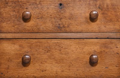 Pair of Mid-Victorian Small Oak Chest of Drawers/Bedside Lockers - Image 4