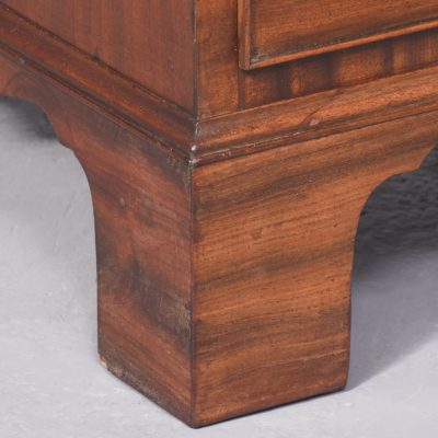 George III Style Neat Size Mahogany Chest of Drawers - Image 8