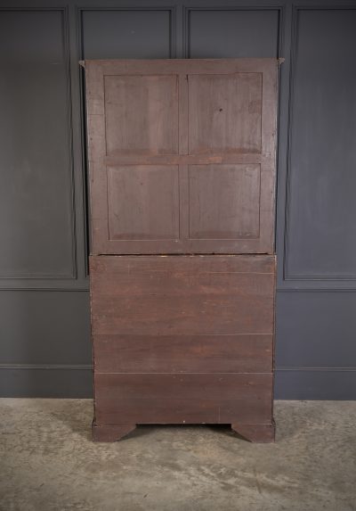 Georgian Mahogany Bureau Bookcase - Image 11