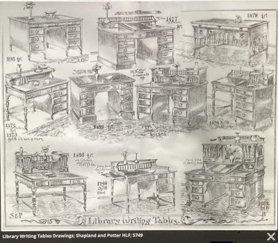 Shapland & Petter Arts & Crafts Writing Desk - Image 11