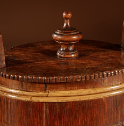  A Decorative Oval Oak Butter Tub. - Image 10