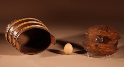  A Decorative Oval Oak Butter Tub. - Image 11