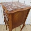 Antique Marble Top Bedside Cabinet - Image 4