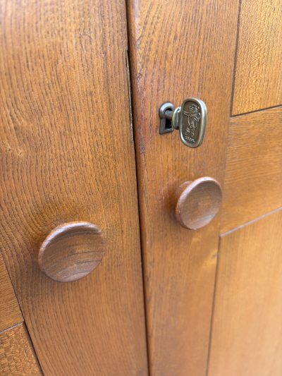 Mid Century Ercol Windsor Elm Single Wardrobe - Image 7