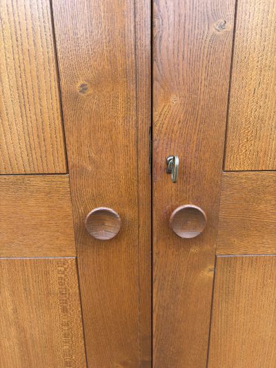 Mid Century Ercol Windsor Elm Single Wardrobe - Image 8