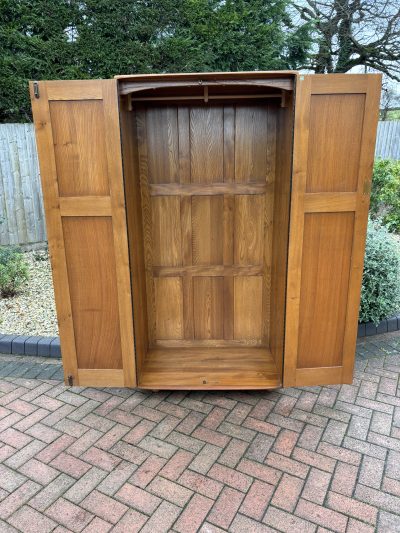 Mid Century Ercol Windsor Elm Single Wardrobe - Image 2