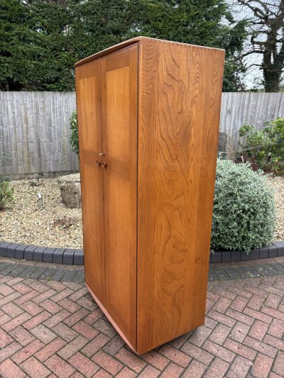 Mid Century Ercol Windsor Elm Single Wardrobe - Image 4