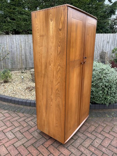 Mid Century Ercol Windsor Elm Single Wardrobe - Image 6