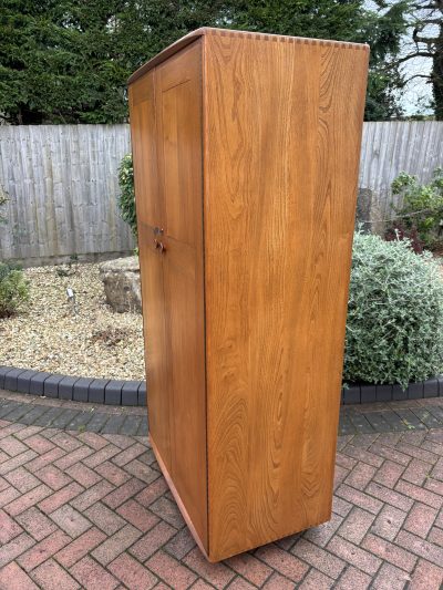 Mid Century Ercol Windsor Elm Single Wardrobe - Image 8