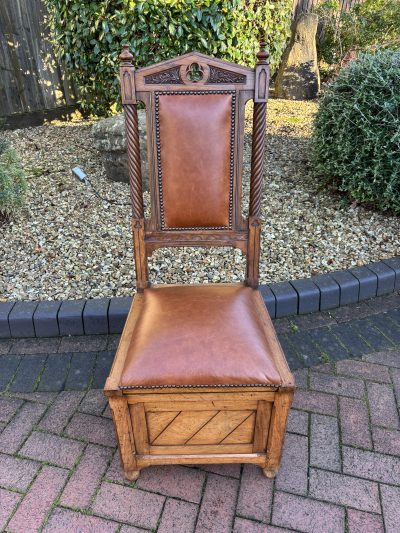 Gothic Revival Walnut Chair - Image 9