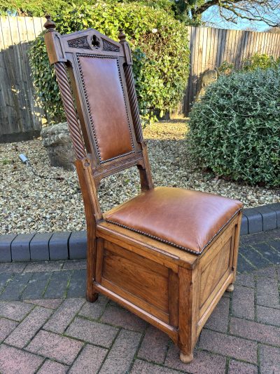 Gothic Revival Walnut Chair - Image 6