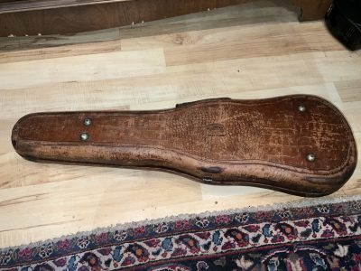 Violin &  Alligator Skin Case & Violins Bow - Image 18