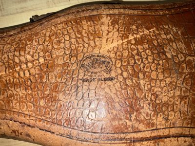 Violin &  Alligator Skin Case & Violins Bow - Image 17