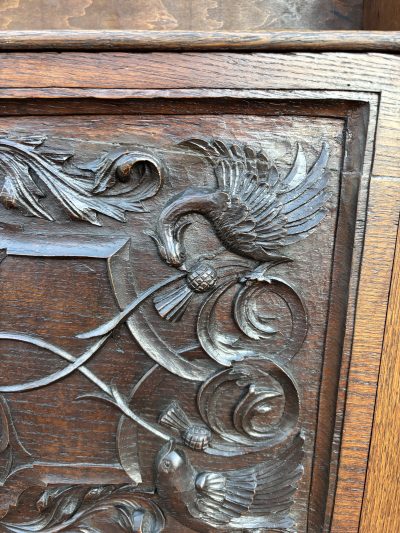 Arts & Crafts Oak Bureau Bookcase - Image 5