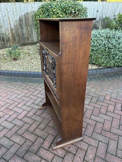 Arts & Crafts Oak Bureau Bookcase - Image 9