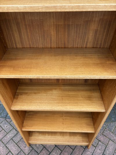 Danish Mid Century Tall Teak Bookcase c1960s - Image 2