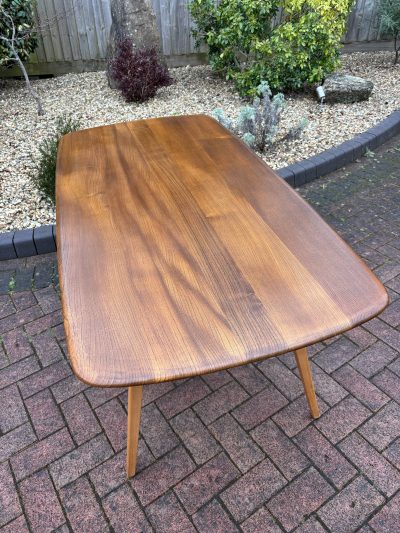 Mid Century Ercol Plank Dining Table - Image 5