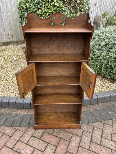 Arts & Crafts Bookcase Cupboard - Image 4