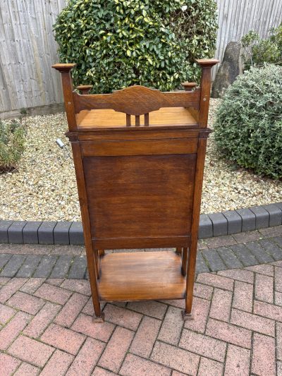 Arts & Crafts Oak Music Filing Cabinet - Image 6