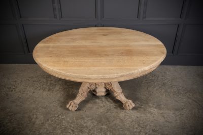 Light Oval Oak Centre Table - Image 2