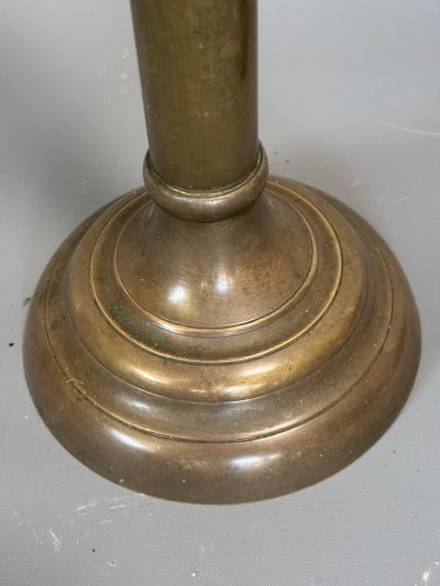 Pair of Floor Standing Brass Candle Holders - Image 3