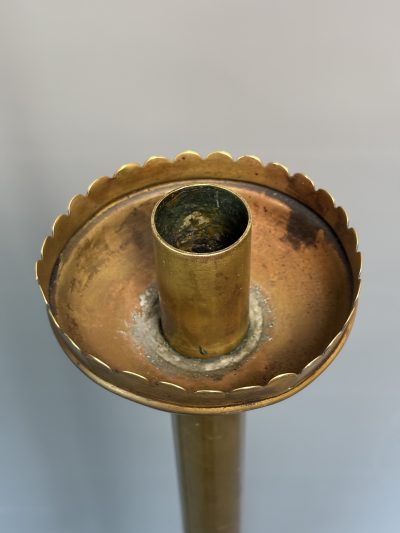 Pair of Floor Standing Brass Candle Holders - Image 6