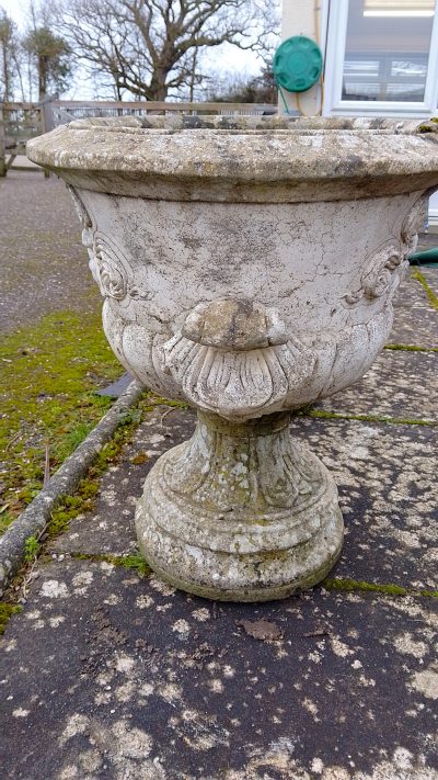 Good 1920's Pair of Garden Urns - Image 5