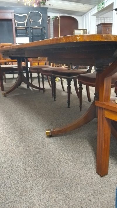 Antique Style Dining Table Seats 12 - Image 2