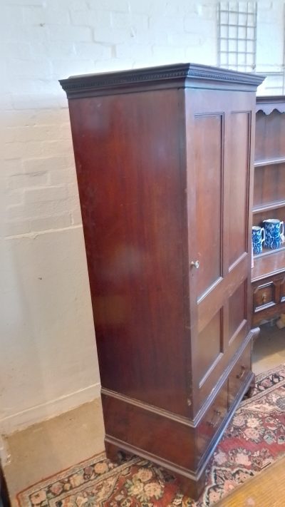 Small Antique Single Door Wardrobe - Image 2