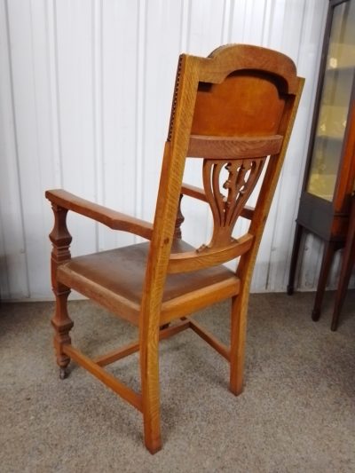 Arts & Crafts Set of 6 Dining Chairs - Image 8