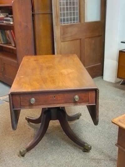 Antique Regency Pembroke Table - Image 9