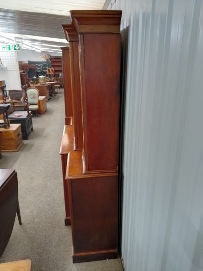 Large Antique Breakfront Library Bookcase - Image 12