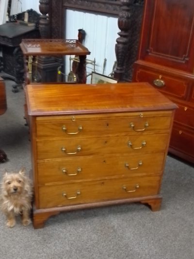 Small Antique Georgian Chest of Drawers - Image 8