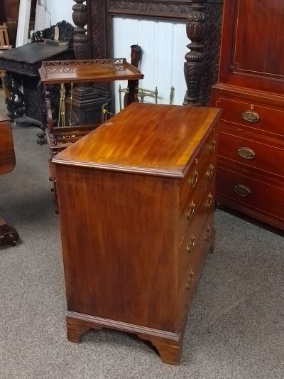 Small Antique Georgian Chest of Drawers - Image 7