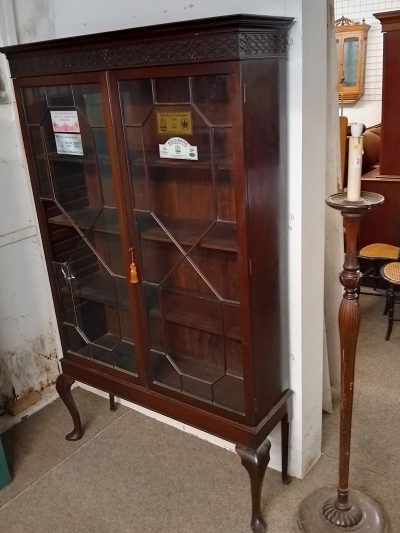 Antique Edwardian 2dr Bookcase - Image 6