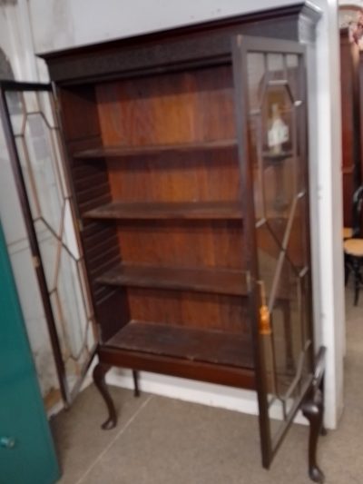 Antique Edwardian 2dr Bookcase - Image 2