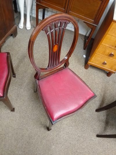 Good Antique Set of 8 Hepplewhite Dining Chairs - Image 4