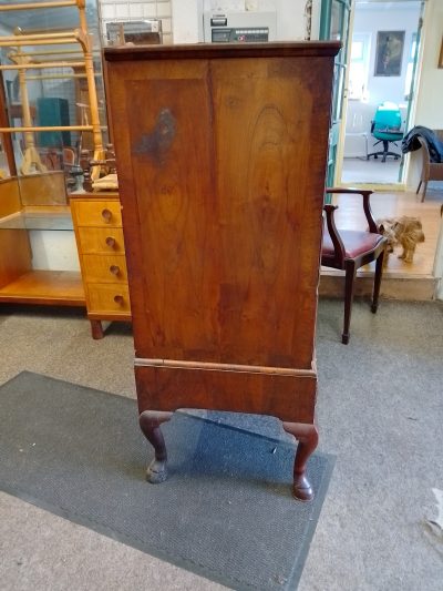 Antique Walnut Queen Anne Chest on Stand - Image 2