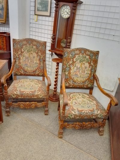 Pair of 1930 Large Armchairs - Image 14