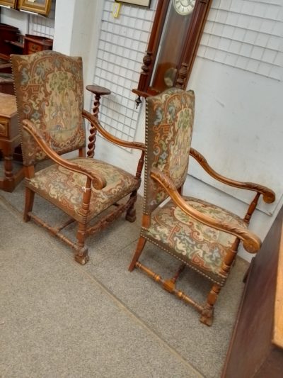 Pair of 1930 Large Armchairs - Image 13