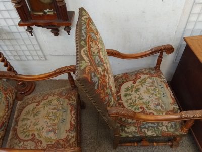 Pair of 1930 Large Armchairs - Image 12