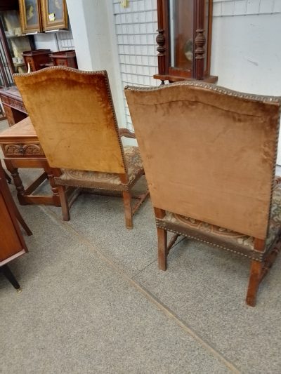 Pair of 1930 Large Armchairs - Image 10