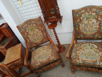 Pair of 1930 Large Armchairs - Image 2