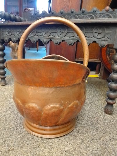 Antique Copper Coal Scuttle - Image 2