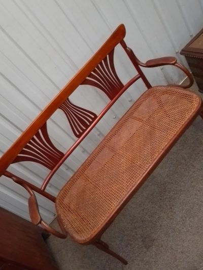 Good Bentwood Chair Back Settee - Image 6